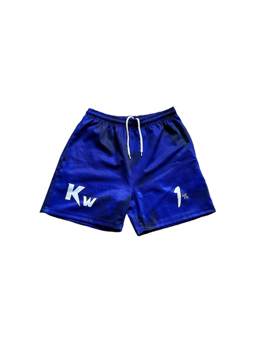 Blue Camo WVN Shorts