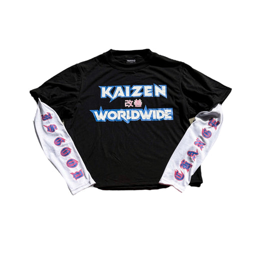 Double Layered Long Sleeve Kaizen Tee
